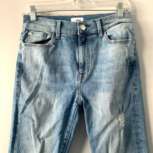 M1858 Alice Ripped High Rise Ankle Jeans - Picture 4 of 10